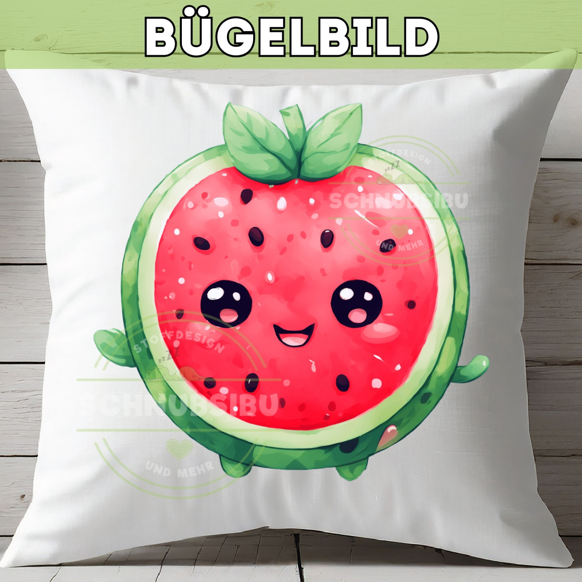 Bügelbild Kleine Melone